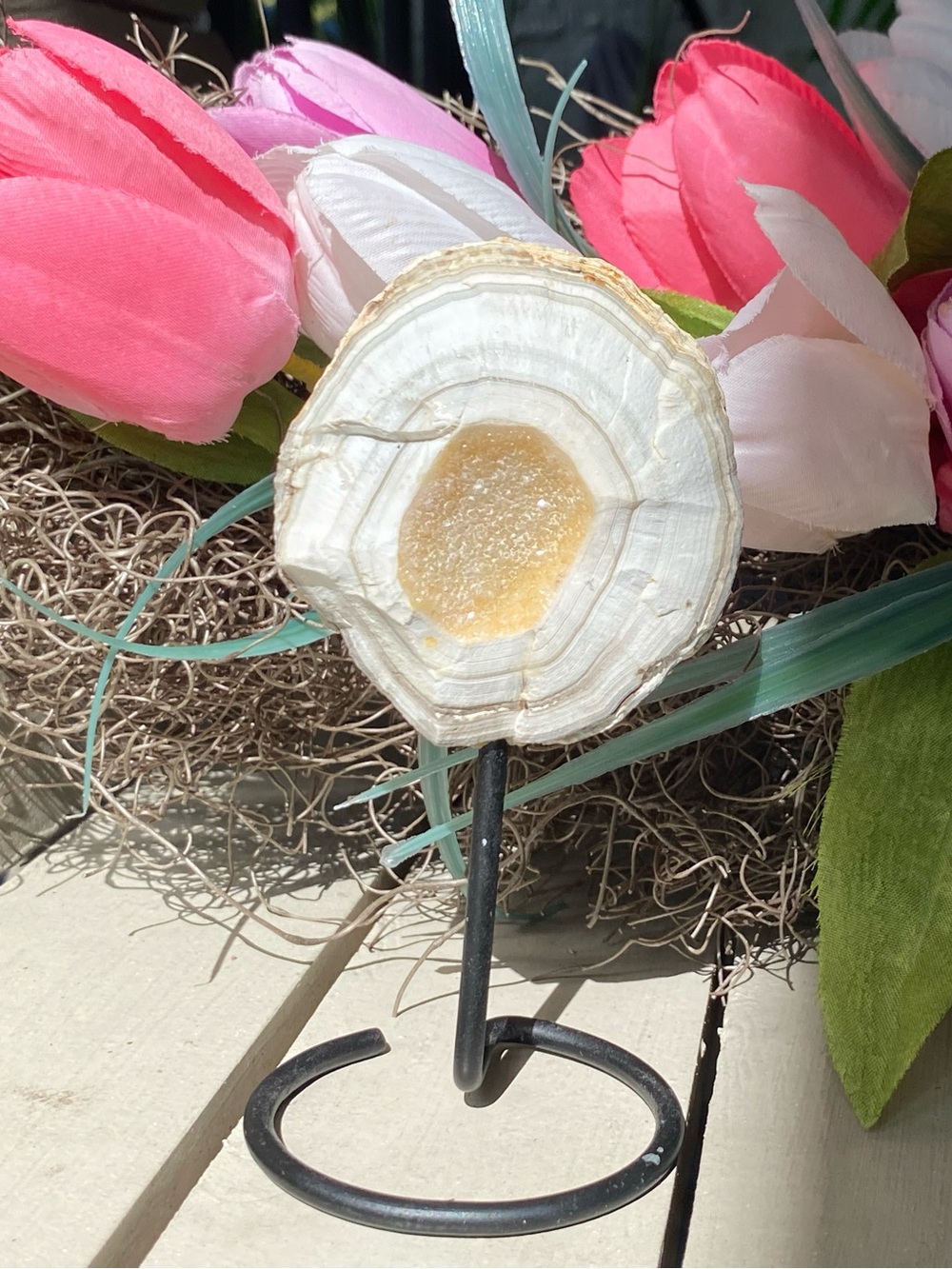 Druzy Geode On Display 3